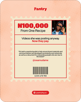 ₦100,000 from one recipe